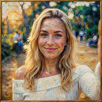 photo converted to van gogh style
