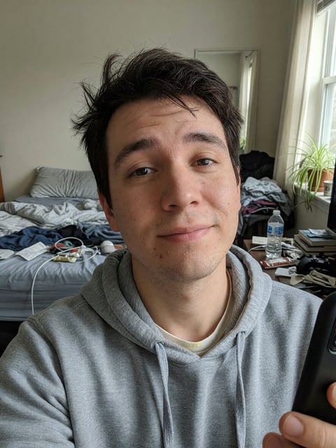 casual selfie in
