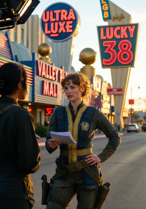 vegas strip set call - AI portrait style sample by selfielab on selfielab