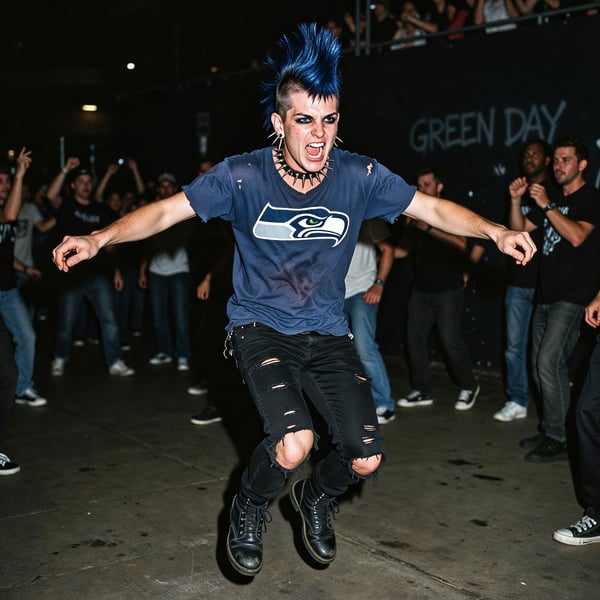 green day opener punk - AI portrait style sample by selfielab on selfielab