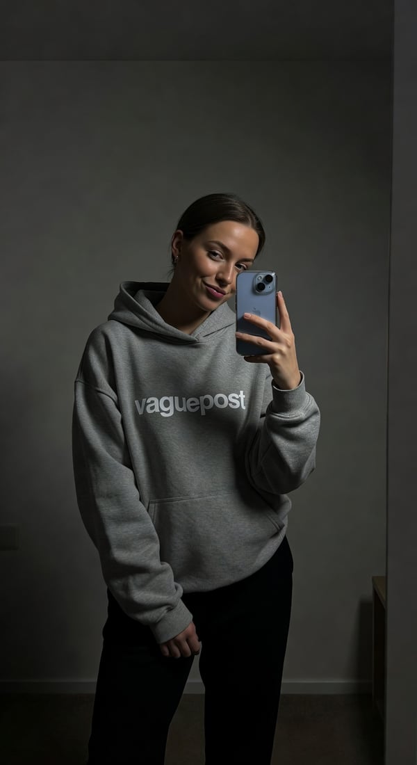 vaguepost mystery smirk - AI portrait style sample by selfielab on selfielab