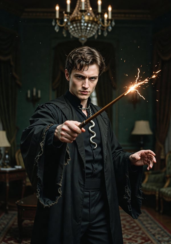 malfoy manor standoff - AI portrait style sample by selfielab on selfielab