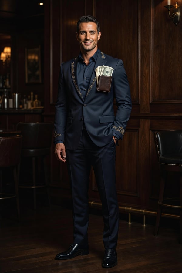 senator suit swagger - AI portrait style sample by selfielab on selfielab