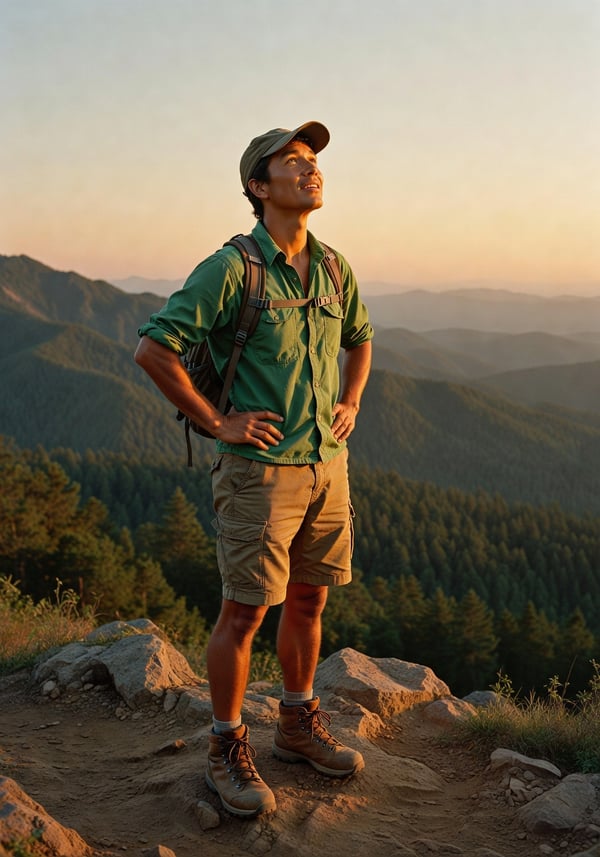 mount kalaga lookout - AI portrait style sample by selfielab on selfielab