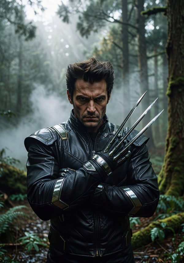 wolverine adamantium informant - AI portrait style sample by selfielab on selfielab