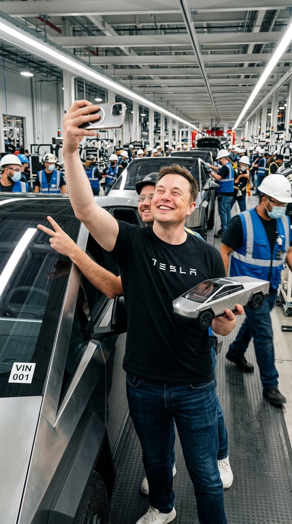 giga texas cybercab rollout - AI portrait style sample by selfielab on selfielab