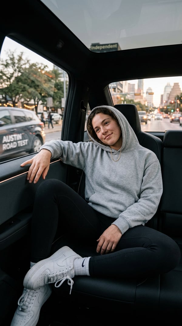 cybercab austin street glide - AI portrait style sample by selfielab on selfielab