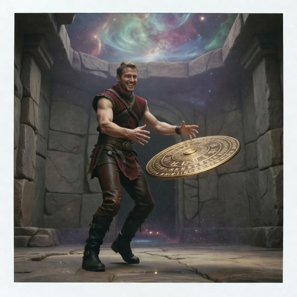 tyr temple flip grin - AI portrait style sample by selfielab on selfielab