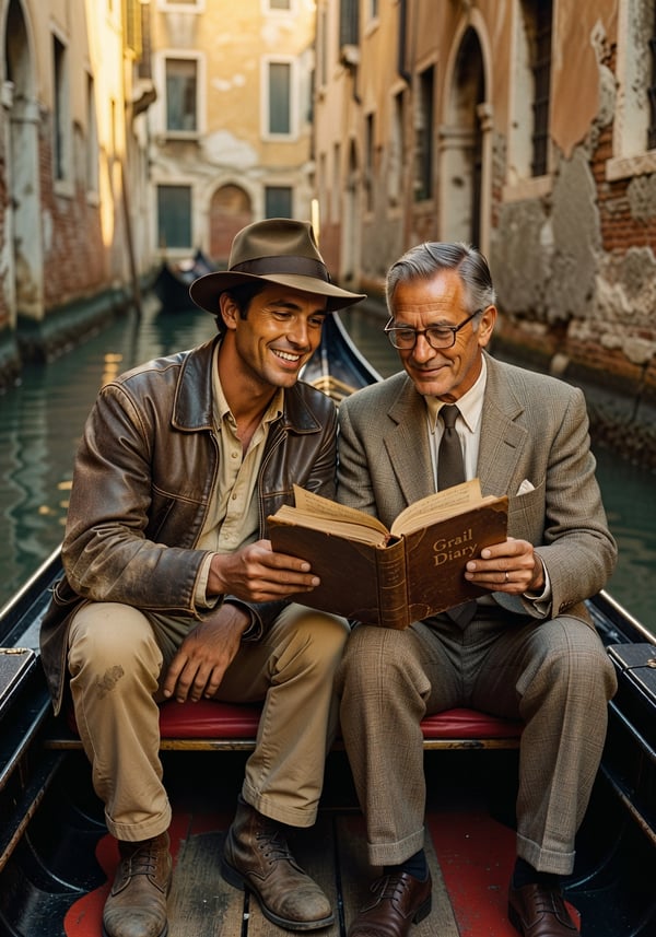 indy henry duo - AI portrait style sample by selfielab on selfielab