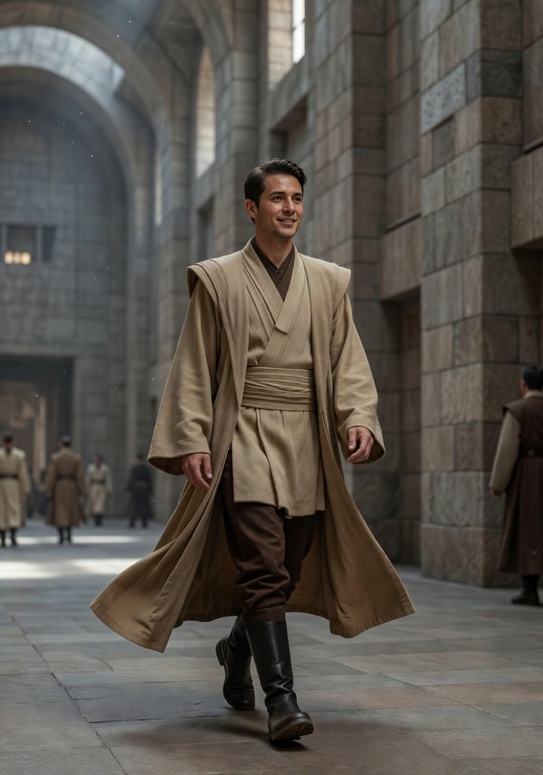 coruscant jedi temple stroll - AI portrait style sample by selfielab on selfielab