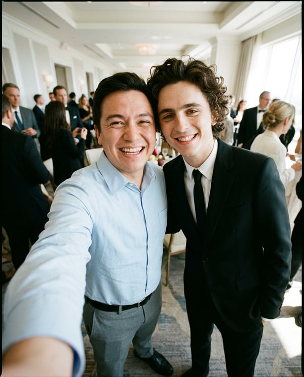 timothee chalamet nominee snap - AI portrait style sample by selfielab on selfielab