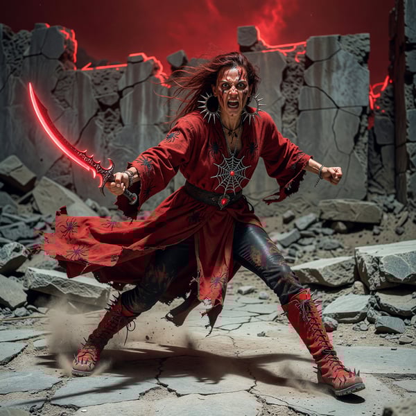 arachne death weaver - AI portrait style sample by selfielab on selfielab