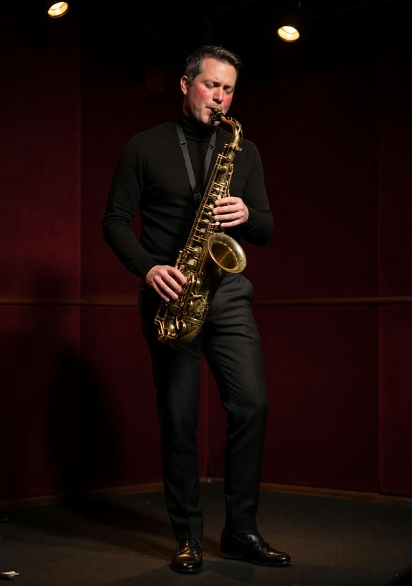 jazz club sax - AI portrait style sample by selfielab on selfielab
