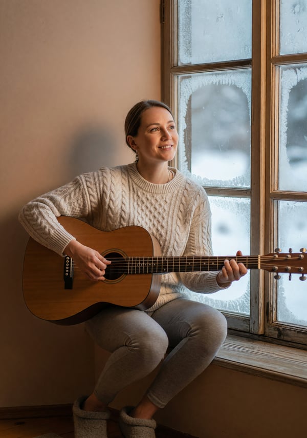 winter window glow - AI portrait style sample by selfielab on selfielab