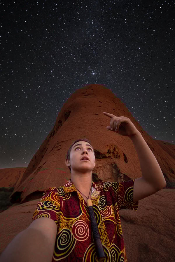uluru star selfie - AI portrait style sample by selfielab on selfielab