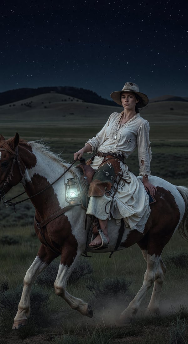 midnight prairie ghost - AI portrait style sample by selfielab on selfielab